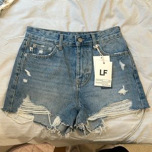 Lovers and Friends denim shorts